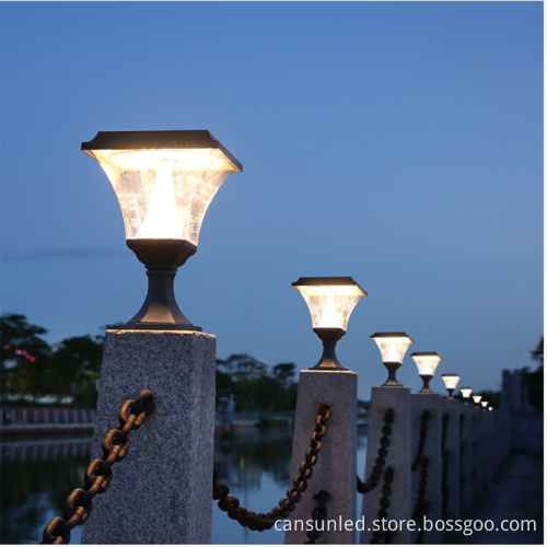 IP65 Waterproof Outdoor Gate & Pillar LED Lights for Garden Decoration